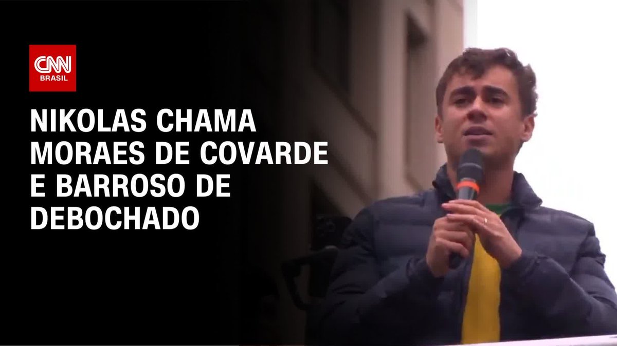 Nikolas chama Moraes de covarde e Barroso de debochado; assista #AgoraCNN