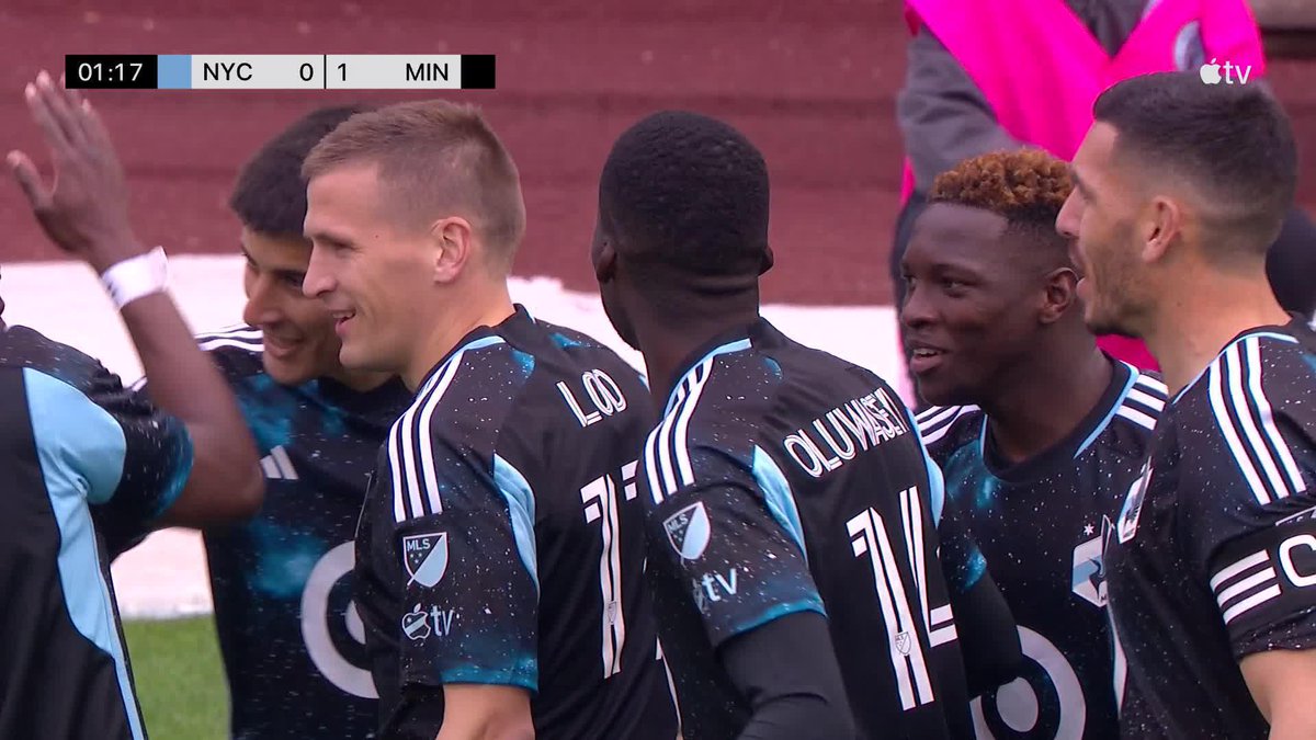 ONE. MINUTE. IN. ⚡️ Tani Oluwaseyi opens the scoring with his fifth of the season for x - Minnesota United FC!