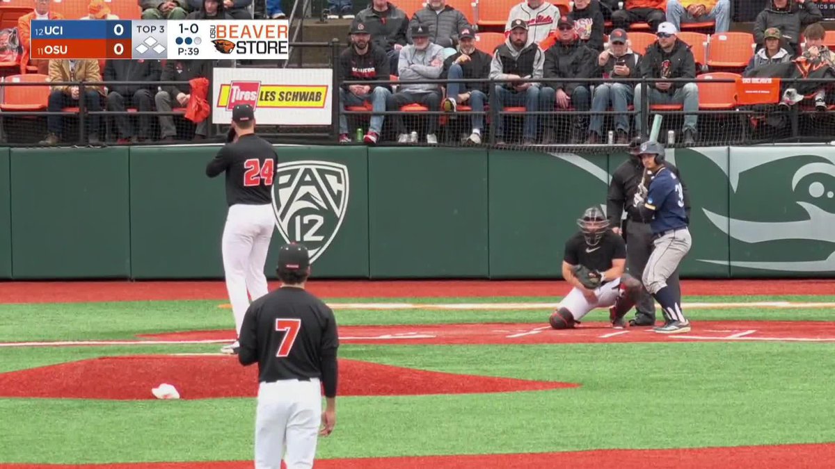 What a play by Jacob Krieg and the race to the bag by Ethan Kleinschmit #SCTop10 #D1Top10 #GoBeavs