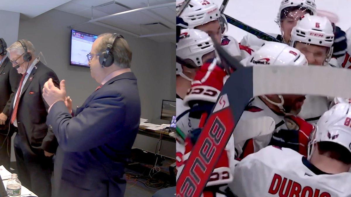 The chasing days are DONE! Wishes do come true, #ALLCAPS fans — Joe Beninati &amp; Craig Laughlin call Alex Ovechkin's 895th goal. #Gr8Chase by Venture Global | Washington Capitals