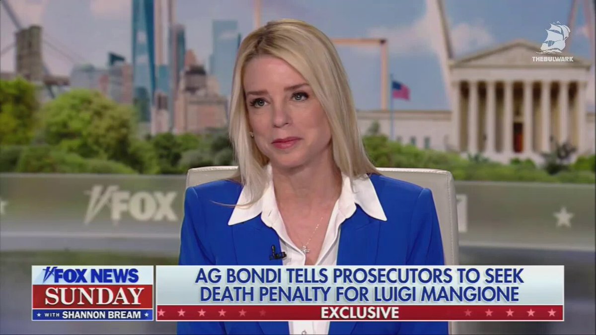 Q: “Do you believe President Trump can run for a third term?” Bondi: "I wish we could have him for 20 years as our president, but I think he's going to be finished…We'd have to look at the constitution." No need to look Pam. He can’t fucking run.
