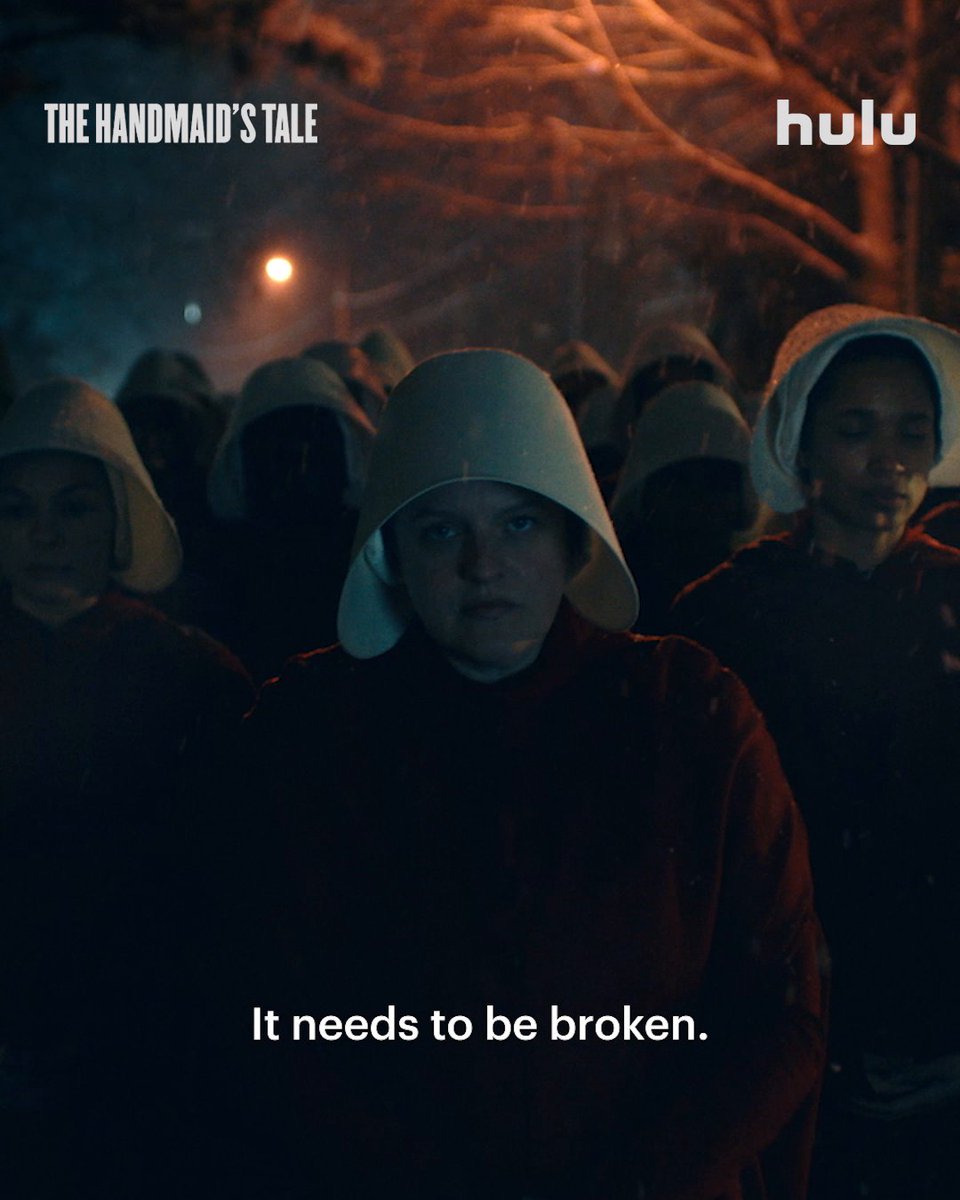 June said, RISE. UP. The final season premieres this Tuesday. #TheHandmaidsTale