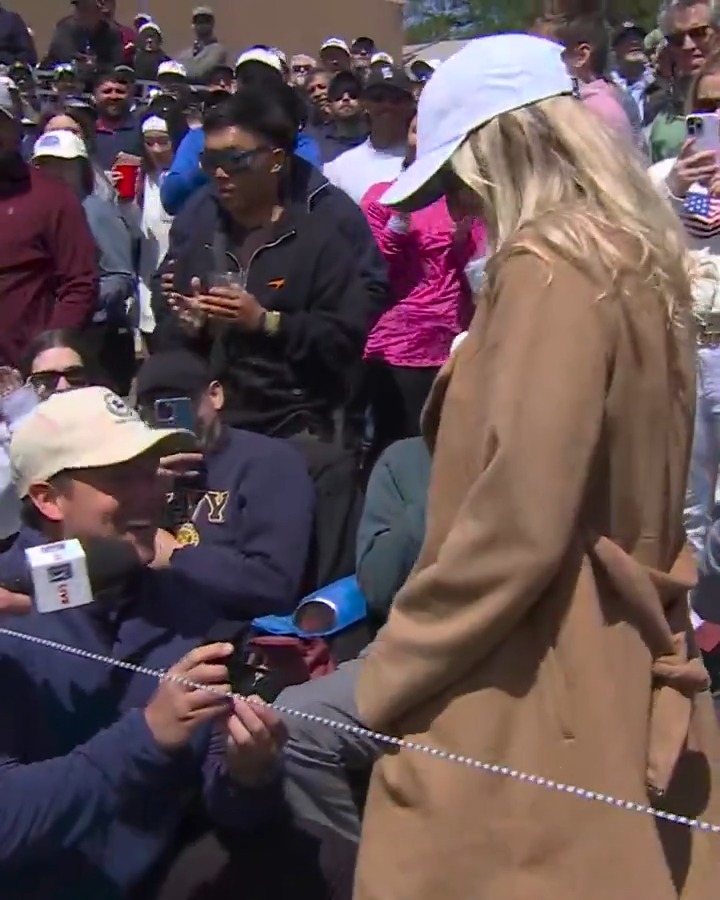 A proposal on No. 16! She said yes! 💍