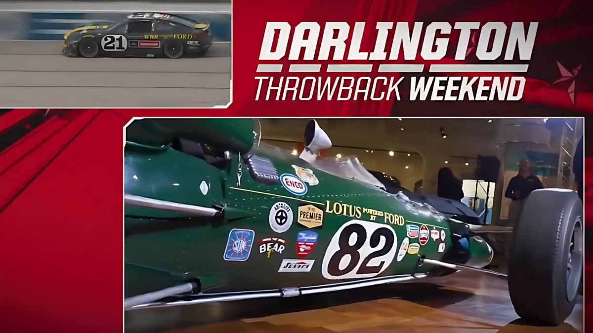 That No. 21 #NASCARThrowback for Josh Berry and Wood Brothers Racing is beautiful (and Mike Joy's favorite).