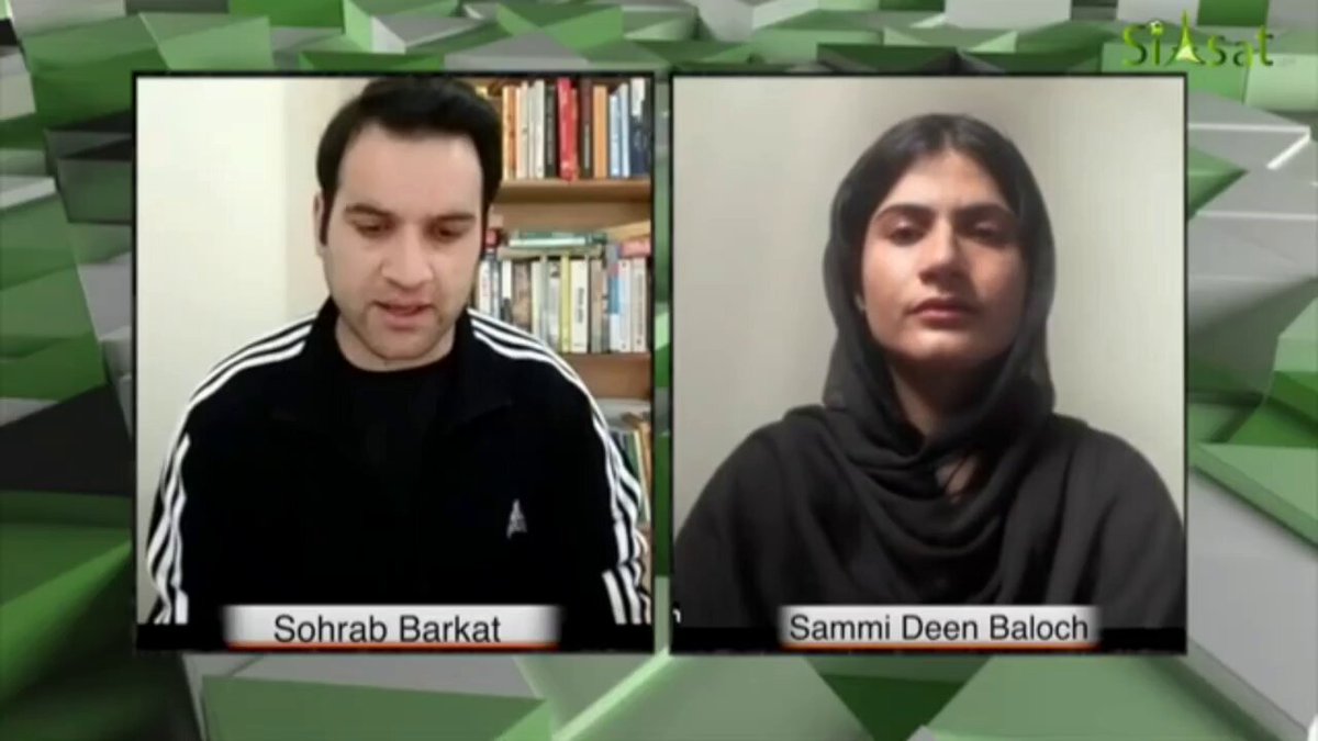 فوج نے پچھلے مہینے ایک ہی خاندان کے 11 افراد کو قتل کر دیا، ان لوگوں کو گھروں سے اٹھایا پہلے 4 کو قتل کیا پھر باقیوں کے بازار میں اشتہار لگاۓ کہ وہ فوجی حراست سے فرار ہو گئے ہیں اور چند دن بعد ان کی لاشیں بھی ملیں سمی دین بلوچ