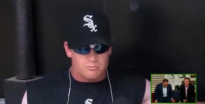 This Gordon Beckham impersonation of Jake Peavy is spot on 🤣🤣