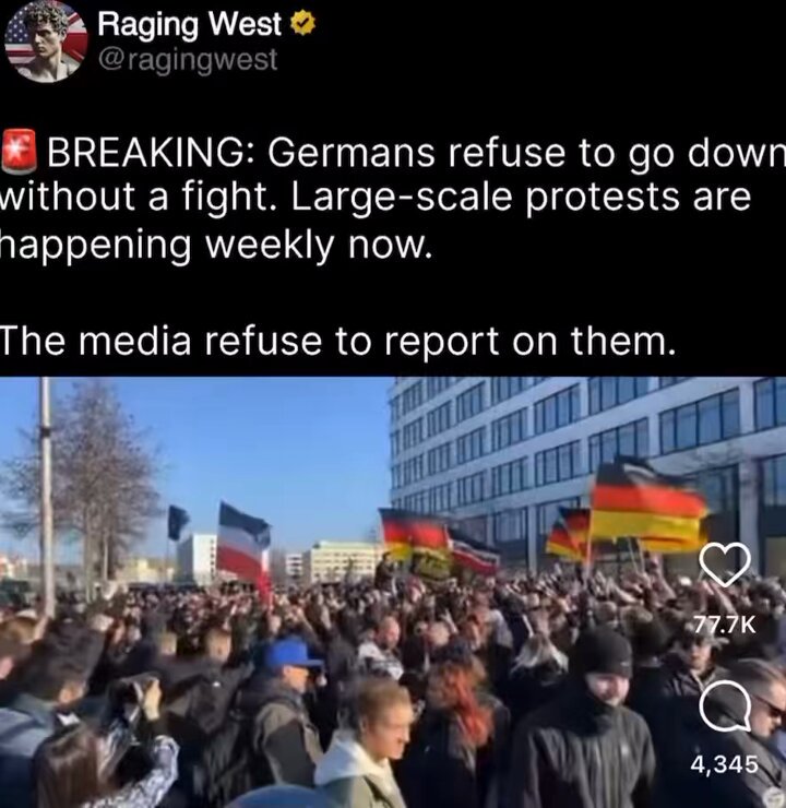 Germans are not going down without a fight! Media won’t report this!
