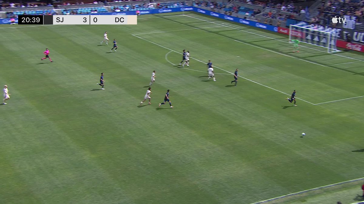 Quakes are ROLLING. Cristian Espinoza makes it 3-0 inside 20 minutes. 😳 📺 #MLSSeasonPass or Apple TV+: