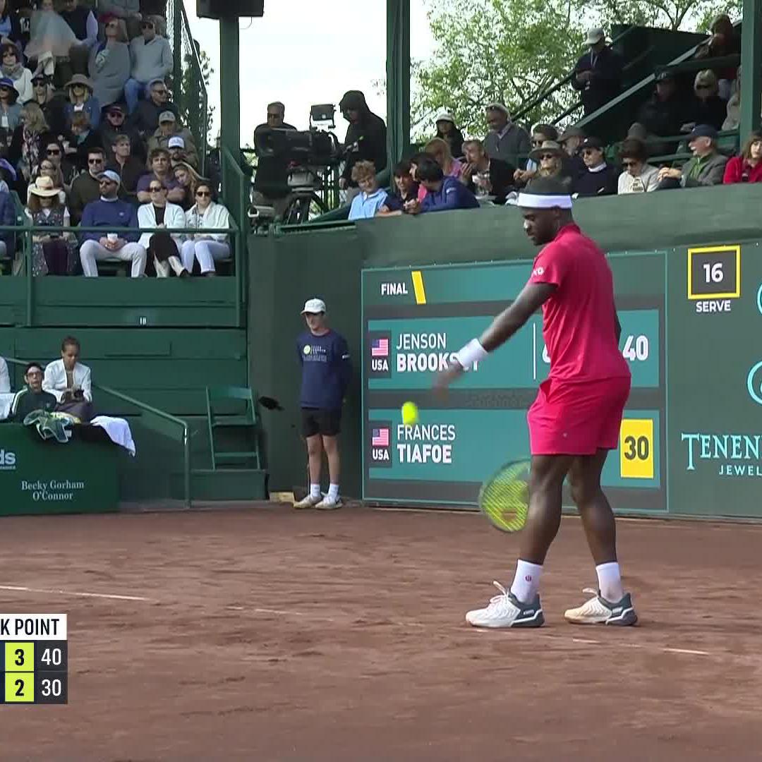 Incredible performance and week from Brooksby to win a first ATP title. If in form, nobody will wanna face him during this clay season. Tiafoe, who won back to back matches for the first time in 2025, loses another final in Houston
