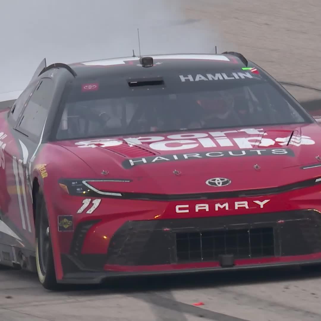 Make it a double, Denny Hamlin!