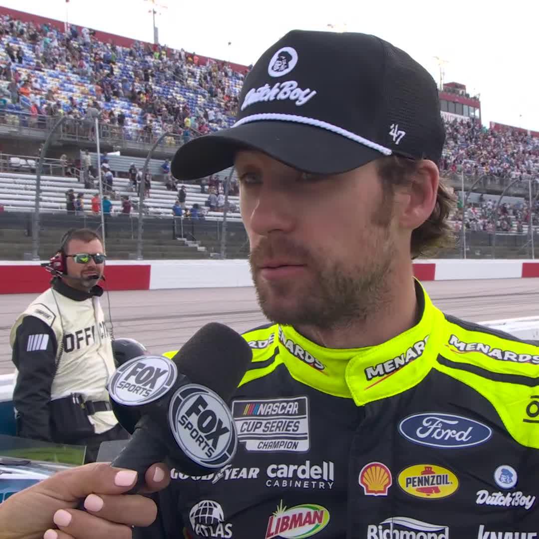 "It just wasn't meant to be." Pit strategy and long-run speed put Ryan Blaney in a position to win, but he'll have to settle for a fifth-place finish after the late caution.