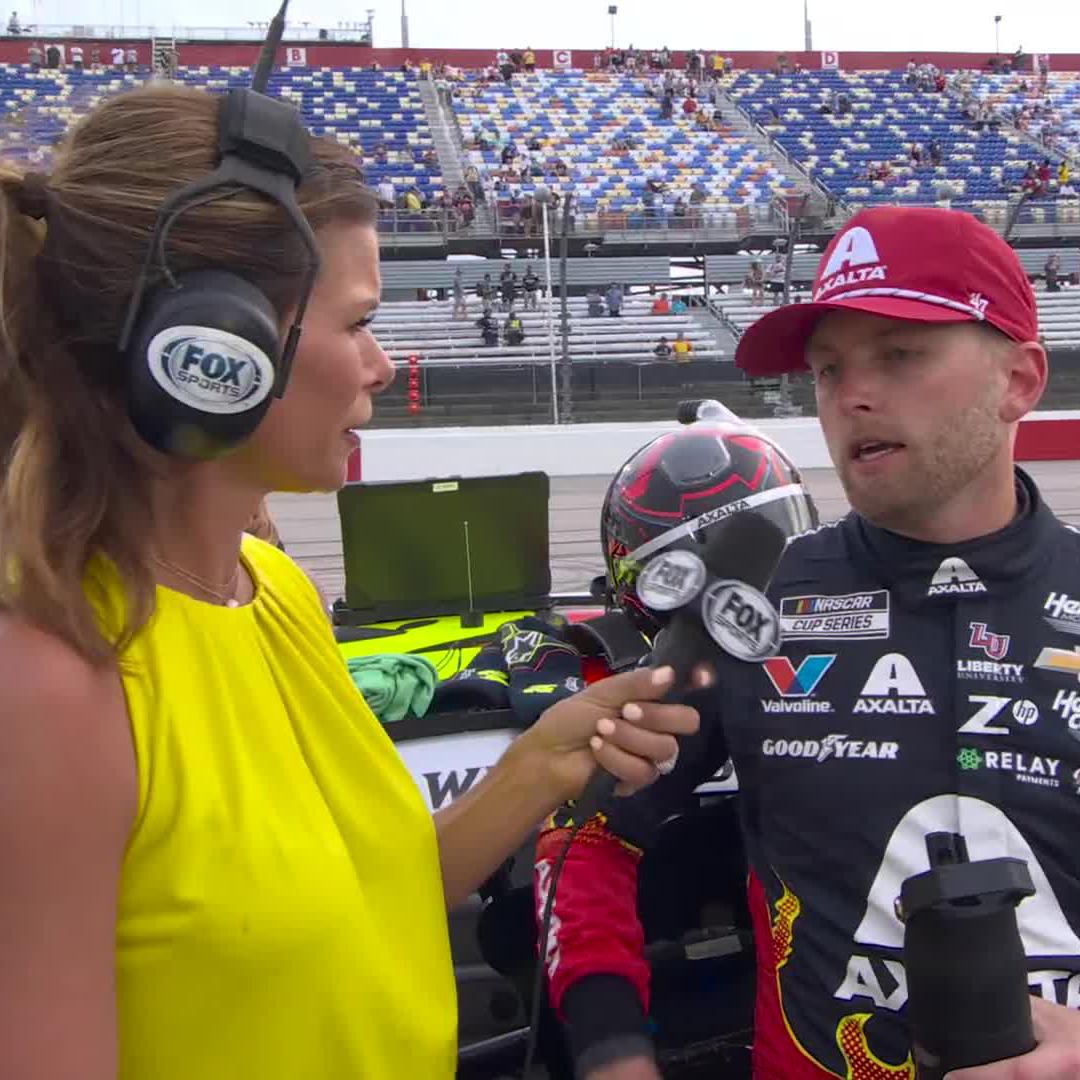 "It stings." After green-flag pit stops cycled him out of the lead, William Byron leaves Darlington Raceway with 243 laps led and a second-place finish.