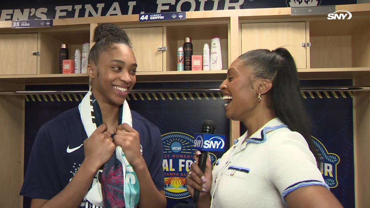 Aubrey Griffin tells C. that all the adversity she fought through was worth it after winning the National Championship