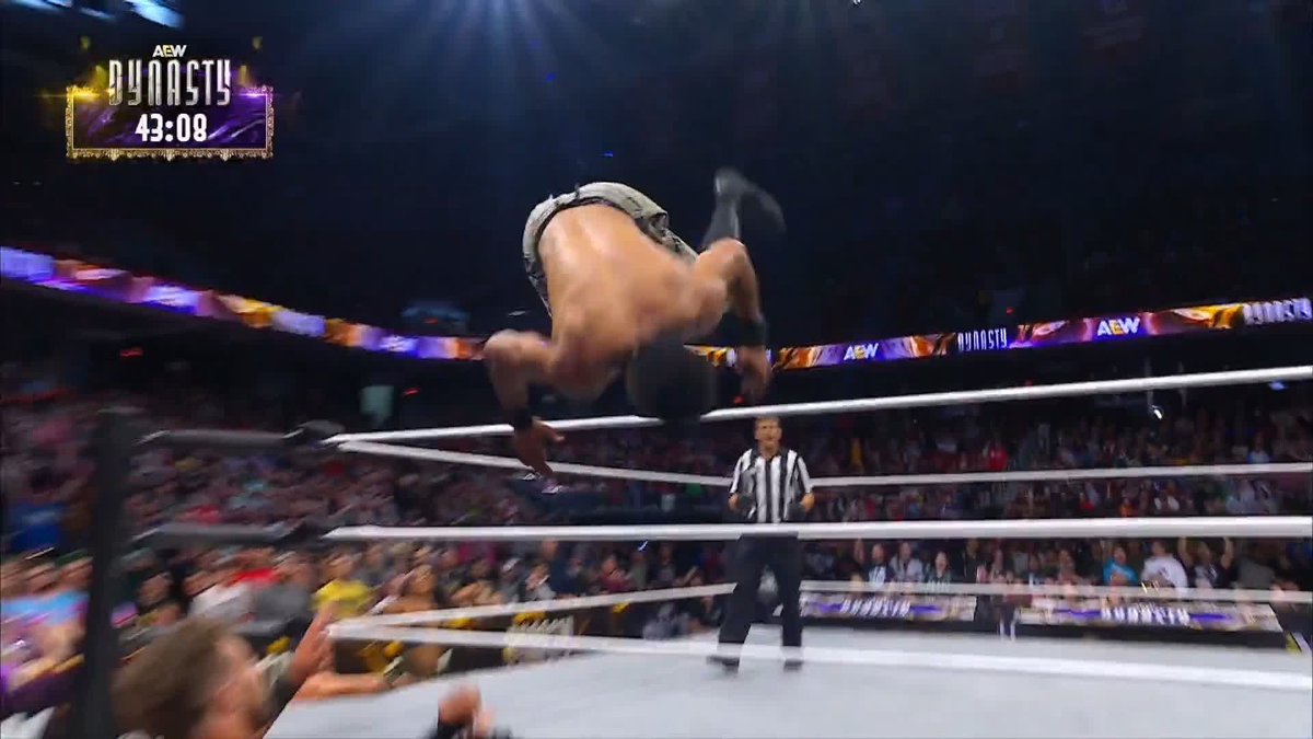 AR FOX IS A ONE-MAN WRECKING CREW! Watch #AEWDynasty ZERO HOUR RIGHT NOW on Prime Video, AEW’s YouTube, X &amp; FB! Action Andretti | Lio Rush 🖤 | Nick Wayne | AR FOX Darius Martin | Dante Martin