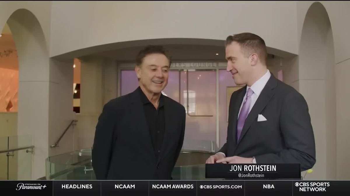 "Now people are talking about 'I can't wait to get to the Final Four.' And for me, I think that's the greatest compliment for a program." Jon Rothstein went one-on-one with 2024-25 Naismith Coach of the Year Rick Pitino