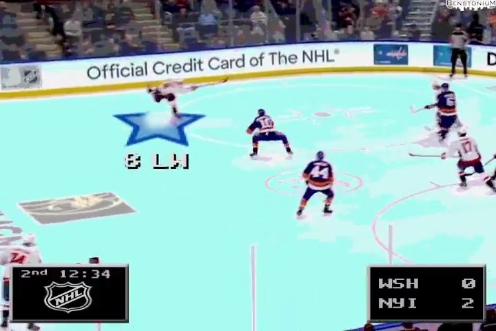 Ovi's recording breaking goal but make it NHL 94 🔥🎮 (via Benstonium)
