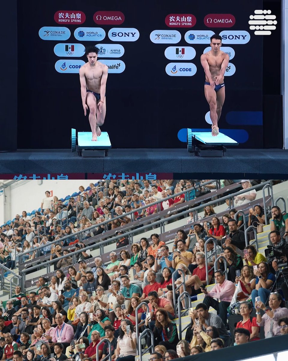 No verán un vídeo más emotivo que este hoy. Osmar y Celaya vencen a los chinos en el trampolín!!!