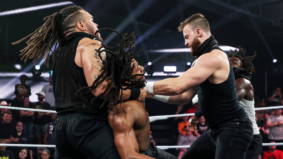 As the chaos continues between Oba Femi wwe, Trick Williams and Je’Von Evans, Darkstate makes their presence known once again. #WWENXT