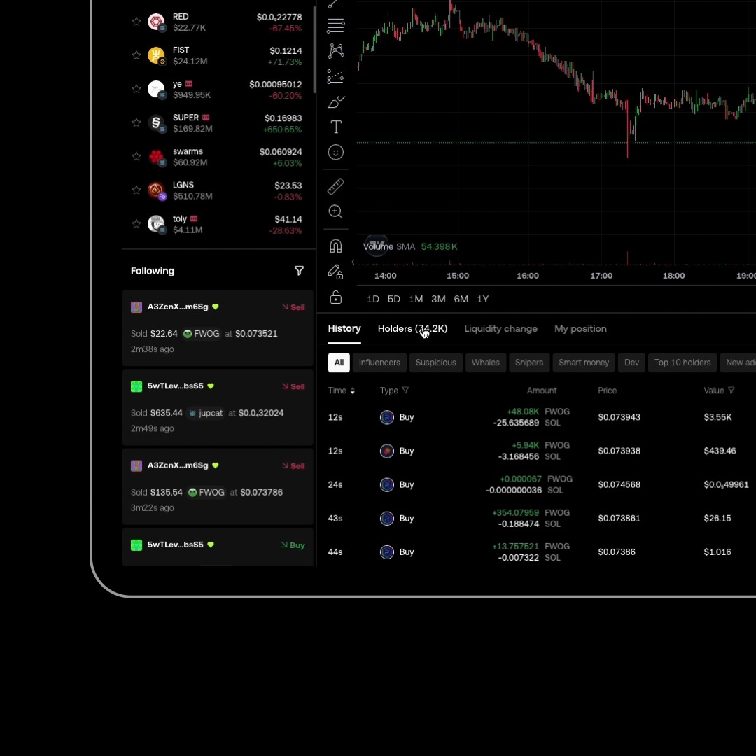 Ever wish you could peek inside a top trader’s wallet? Now you can 👀 Use our Tokens page to track what whales are buying: