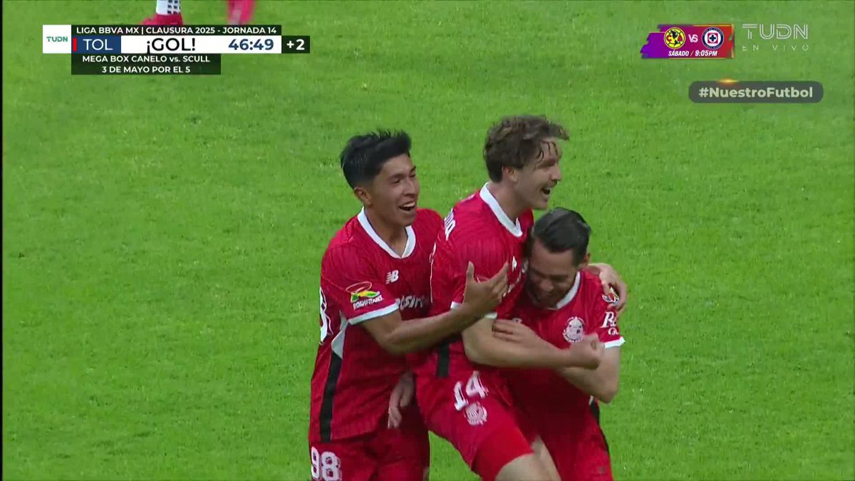 ¡Este no es un gol es un señor golazoo! Marcel Ruiz con el 2-0 #NuestroFutbol