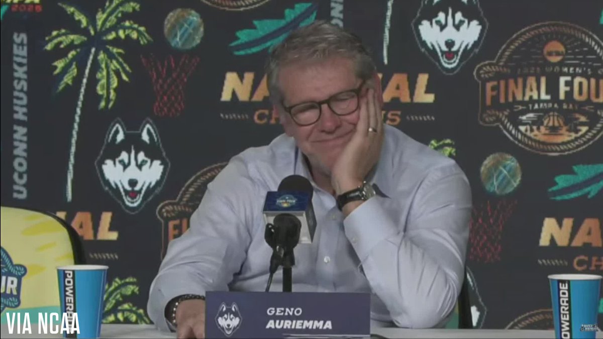 It’s only fitting that in his 40th season, Geno Auriemma is back on top of women’s basketball. Would put what he’s done in Storrs up against any coach in any sport. 12-time national champion (12-1 in title games) 1,250 wins (most ever) 24 Final Fours 🐐