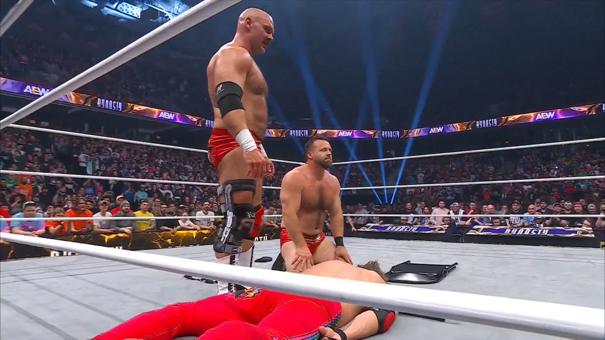 FTR has turned on Adam Copeland. #AEWDynasty