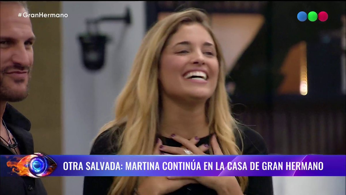 ¡Martina es la segunda en bajar de placa! ✅ 👁 Mirá #GranHermano en y espiá la casa GRATIS las 24 horas por DIRECTV LatinAmerica DGO