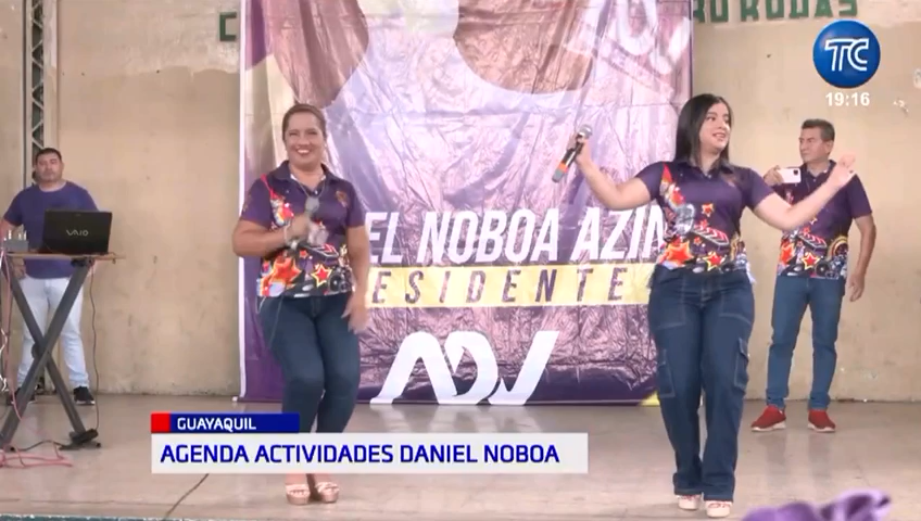 Daniel Noboa llevó a cabo una agenda de actividades en Guayaquil, donde se reunió con simpatizantes, jóvenes y artesanos. Más noticias en