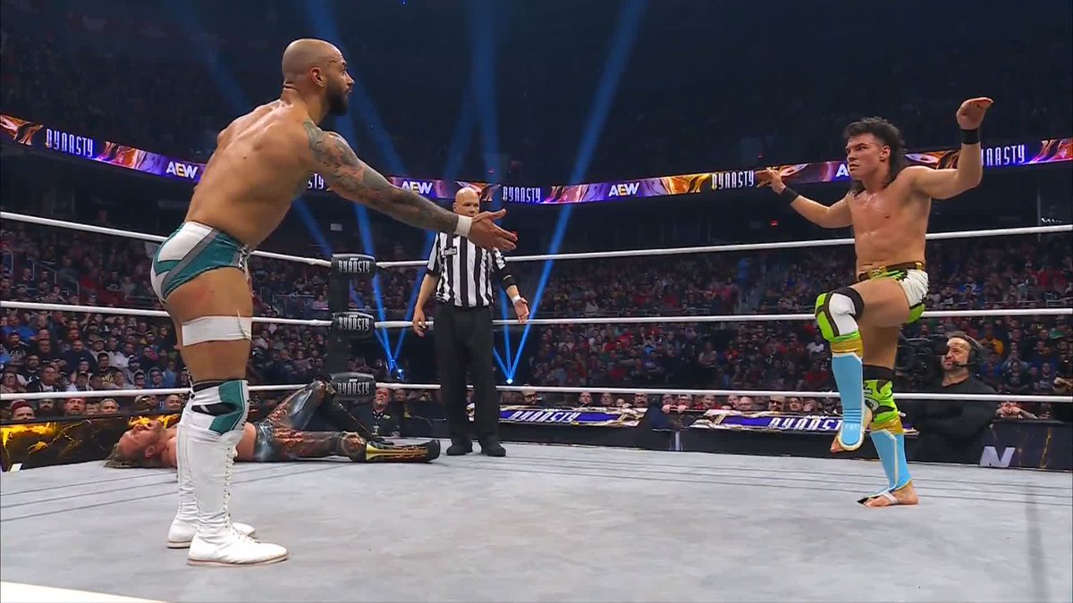 Mr. Miyagi would be proud! Watch #AEWDynasty RIGHT NOW! Kenny Omega | Lightskin Kingpin | Speedball Mike Bailey