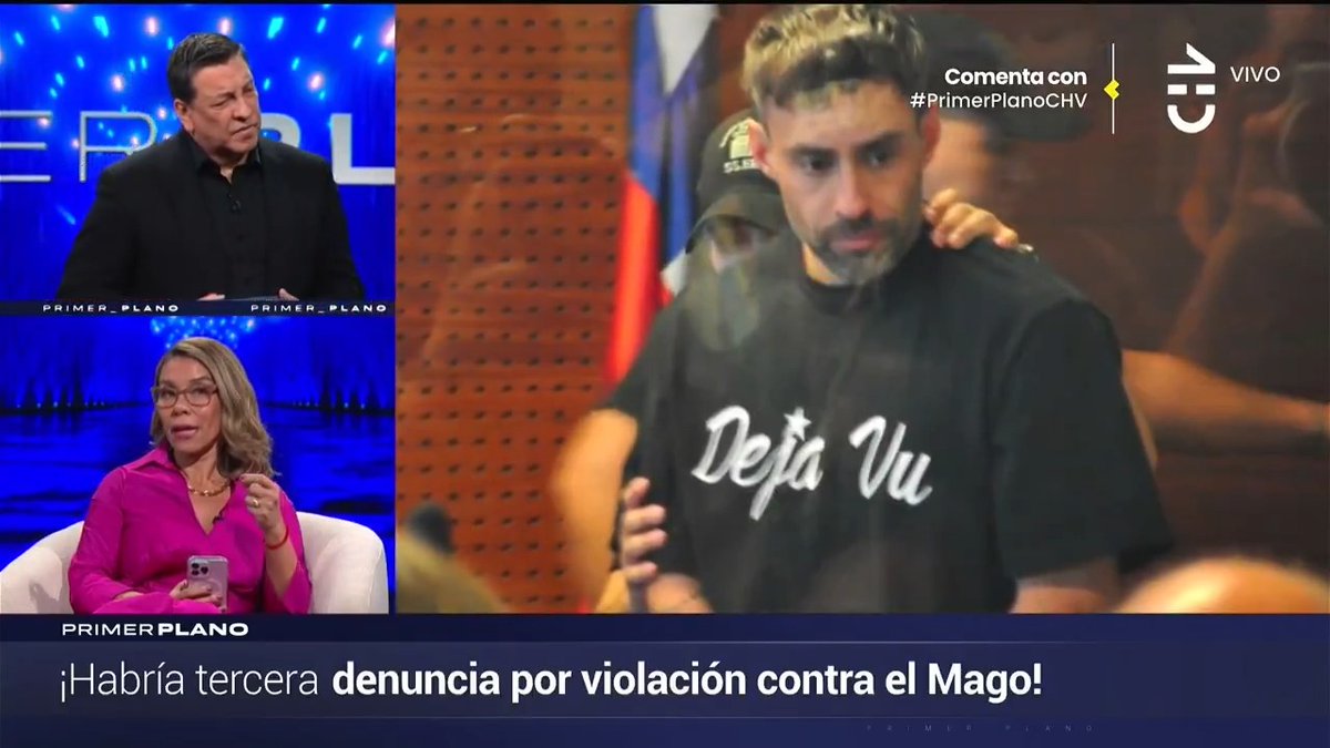 🔴 HABRÍA TERCERA DENUNCIA EN CONTRA DE JORGE VALDIVIA: Primera denunciante del Mago Valdivia expuso nuevos antecedentes #PrimerPlanoCHV Según el comunicado en su Instagram, serían 5 víctimas, bajo el mismo modus operandi y una de ellas sería una adolescente de 16 años. Reclama también el poco avance en su causa, exponiendo datos relevantes como que Fiscalía, SML y Labocar no disponen con la tecnología necesaria para dar con el componente del GHB, droga de sumisión usada en Europa por los violadores.