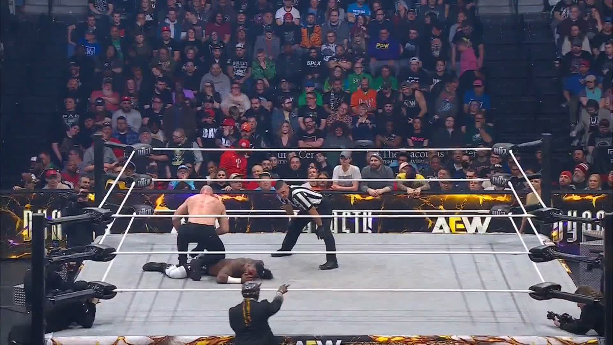 Pure brutality! Jon Moxley shows no mercy as he tears at the face of Swerve Strickland! Watch #AEWDynasty RIGHT NOW! Jon Moxley | The Realest Swerve Strickland
