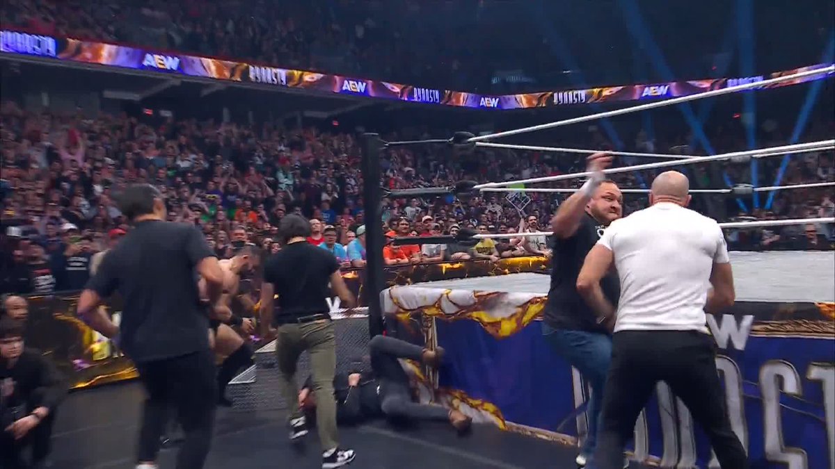 The Opps brawl with the Death Riders! Watch #AEWDynasty RIGHT NOW! Jon Moxley | The Realest Swerve Strickland | YUTA | Swiss | BASTARD | Samoa Joe | 柴田勝頼 / Katsuyori Shibata | HOOK