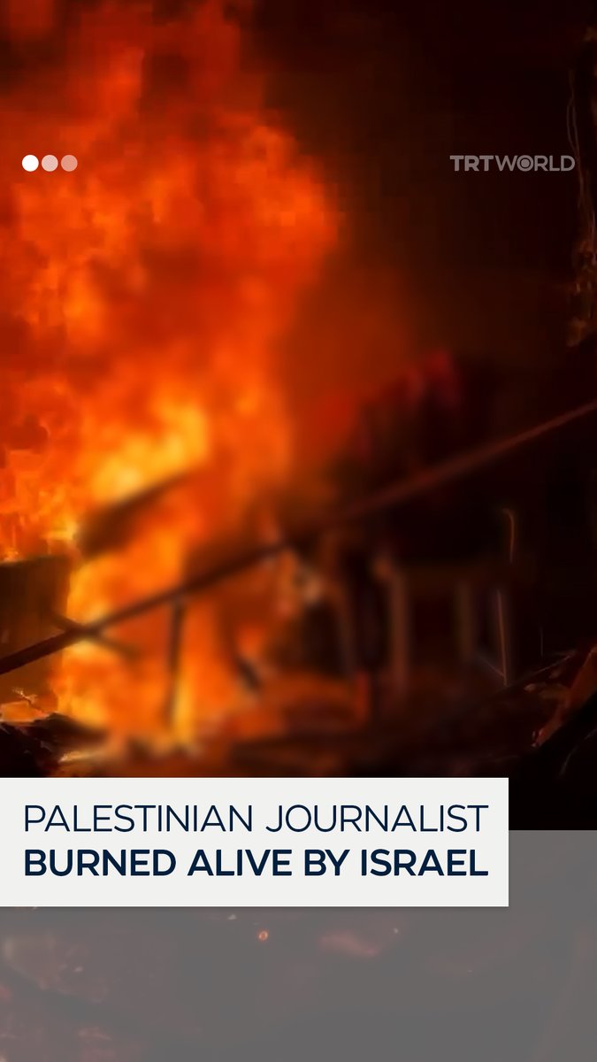 Ahmed Mansour, a father and a journalist for Palestine Today, was burned alive when an Israeli missile struck his tent near Gaza's Nasser Hospital in Khan Younis. Israel has been deliberately targeting journalists in Gaza, having killed over 210 so far in its genocidal campaign against the enclave
