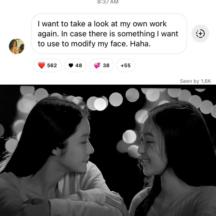 Namtan posted Pluto scene on her story She’s looking at Pluto scenes to get ready for Girl Rules? 🤭 My amazing actress 😍 #น้ำตาลฟิล์ม #NamtanFilm #NamtanTipnaree