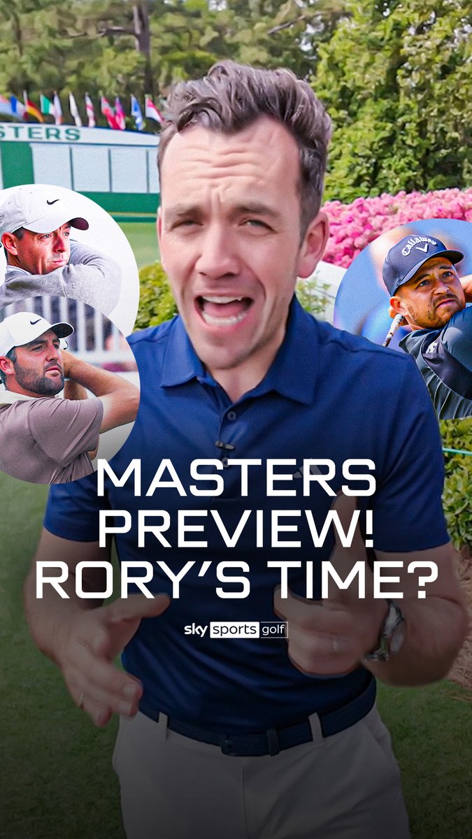 Jamie Weir previews The Masters from Augusta and explains why this just might be Rory McIlroy's best chance of completing the career Grand Slam 👀