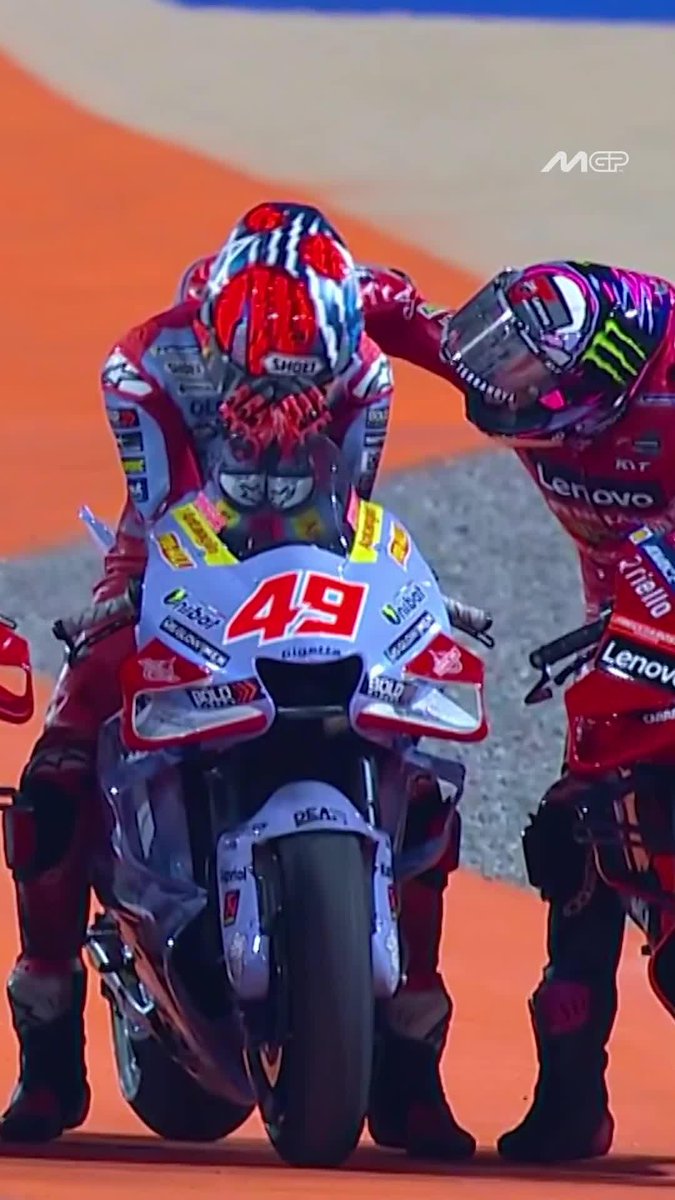 Maiden #MotoGP victories don't get much more emotional than this one of Fabio Di Giannantonio 🥹 #QatarGP🇶🇦