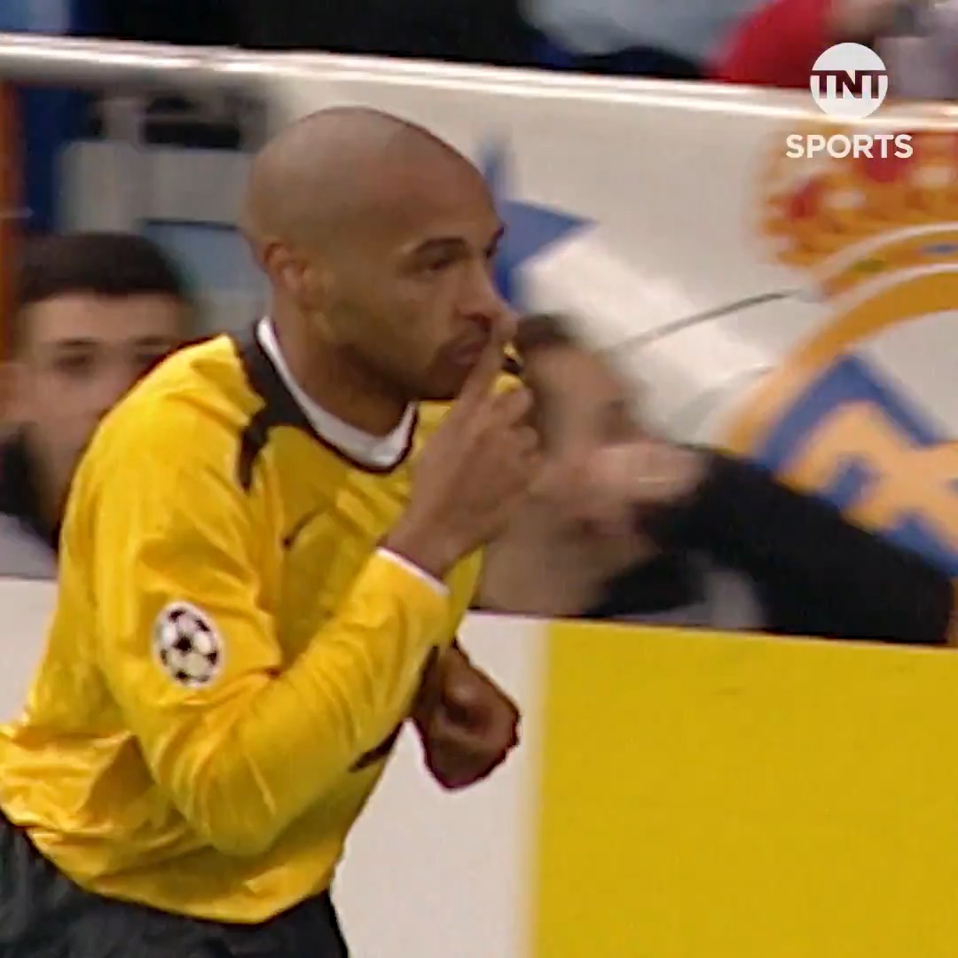 A solo stunner from Thierry Henry 🤯 ⏮️ Throwing it back to this classic Arsenal goal at the Bernabeu 🔥
