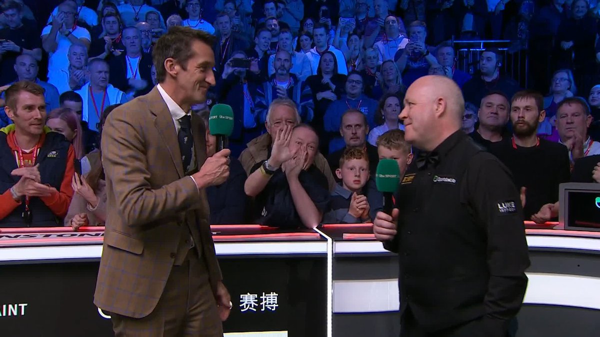 "It's my best ever win, never mind World Titles" 👀👏 A teary John Higgins showing just how much that #TourChampionship win meant 🗣️❤️ #ITVSnooker | WST | Rob Walker