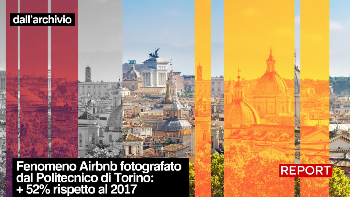 Fenomeno Airbnb fotografato dal Politecnico di Torino: +52% rispetto al 2017. Il nostro viaggio nel mondo degli affitti brevi era iniziato nel 2017 con "AAA Affittasi Italia": già allora Airbnb era ben lontano dall'originale idea di condivisione👇