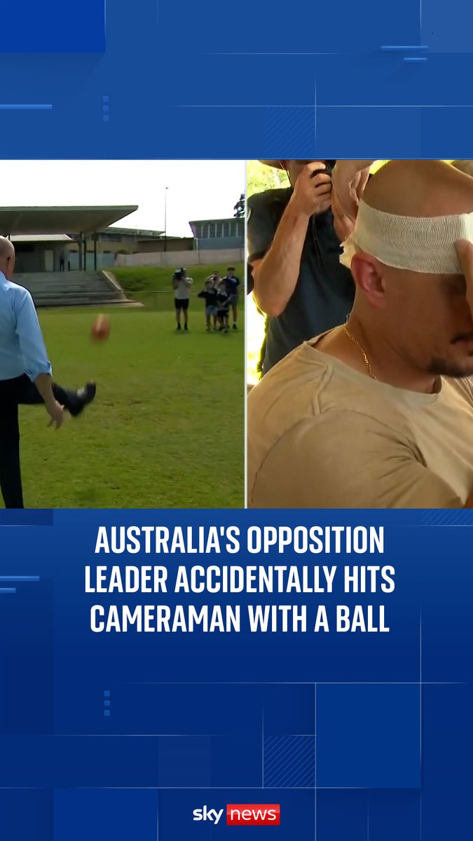 Peter Dutton was in Palmerston to meet with voters ahead of the Australian election on 3 May 2025. Mr Dutton offered a beer to the cameraman after hitting him in the head ⬇️