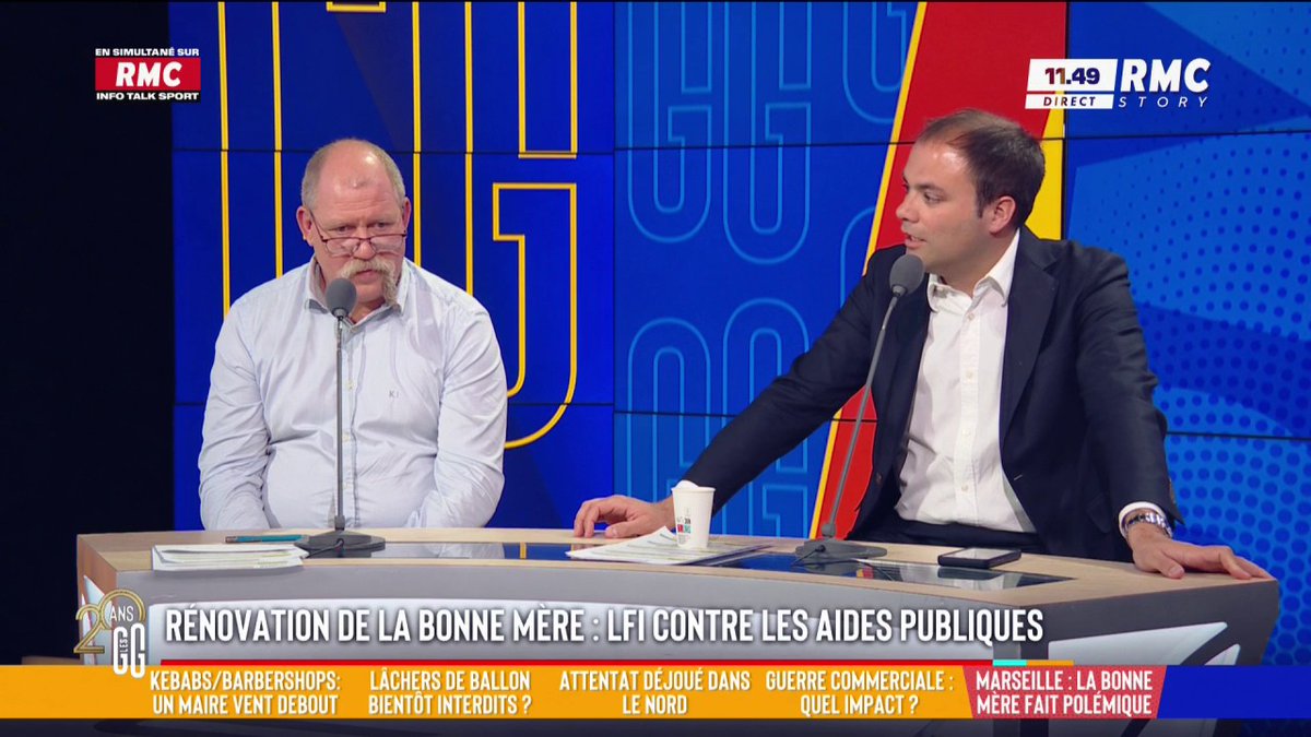 💬 "Je préfère mille fois que l'argent de mes impôts aille à la rénovation d'une église qu'à des associations écolos", affirme Charles Consigny #GGRMC