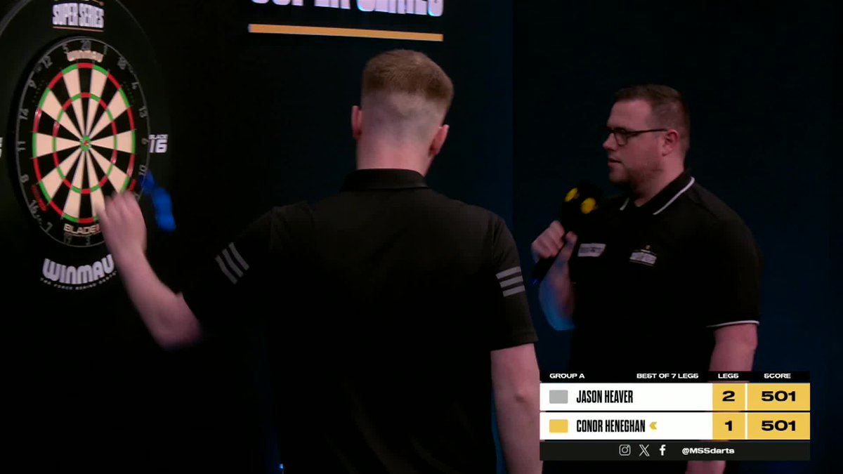 🚨 HENEGHAN HITS ANOTHER 9️⃣ DARTER! 🚨 IT IS A HATTRICK OF 9️⃣ DARTERS FROM THE IRISHMAN! 🔥 HENEGHAN HITS THE FIRST 9️⃣ DART FINISH OF SERIES 1️⃣0️⃣