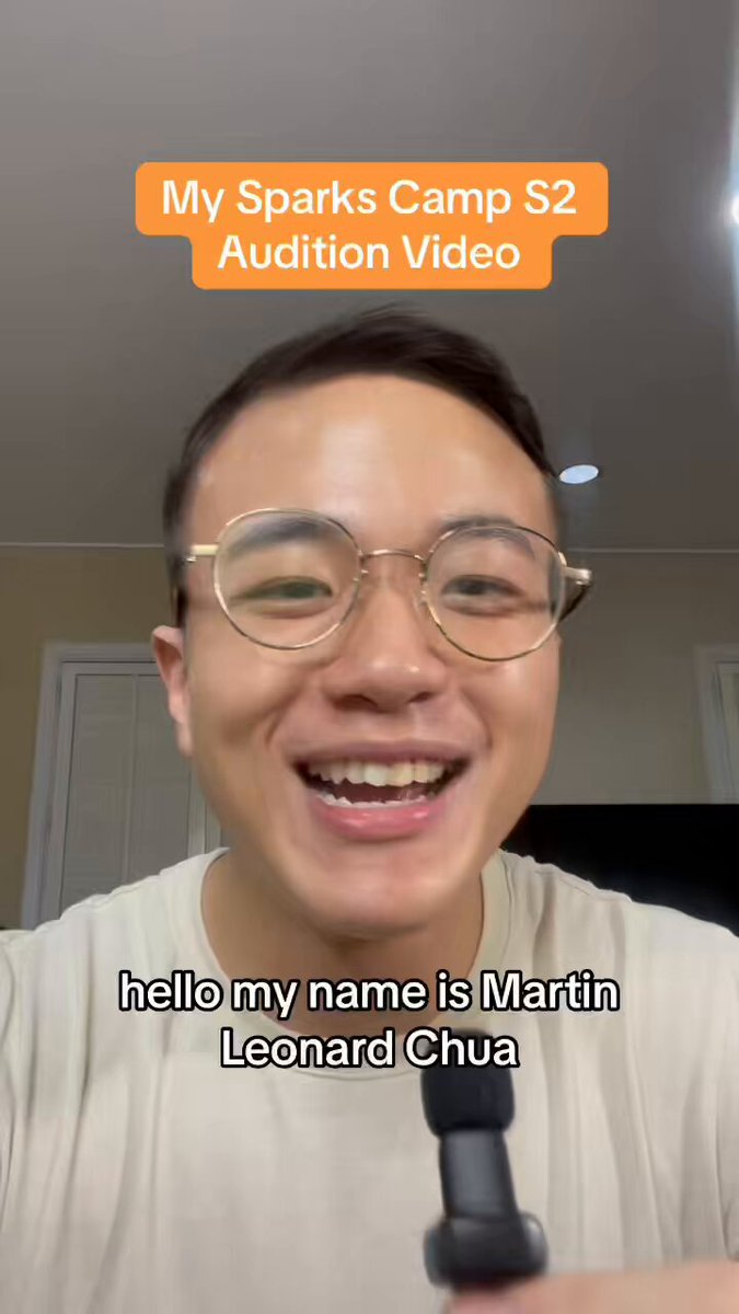 Ginawa ko lang palang usual martin tiktok videos ‘yung #SparksCampS2 audition video ko hahaha good luck sa mga magauaudition for #SparksCampS3!!