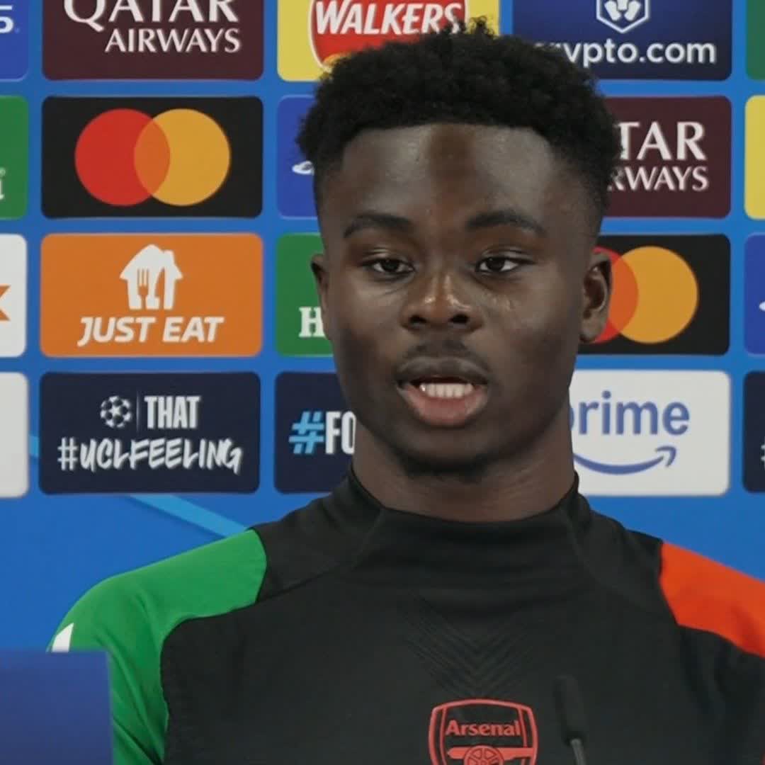 "I'm always there for them, I hope we continue to keep doing it so we can save more money" ❤️ Bukayo Saka jokes that he hopes the Hale End academy can continue to save Arsenal money in the transfer market 🤣