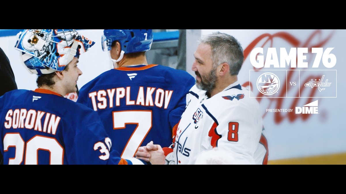 Got the win in Game 76! ⬇️ #Isles | Dime Community Bank