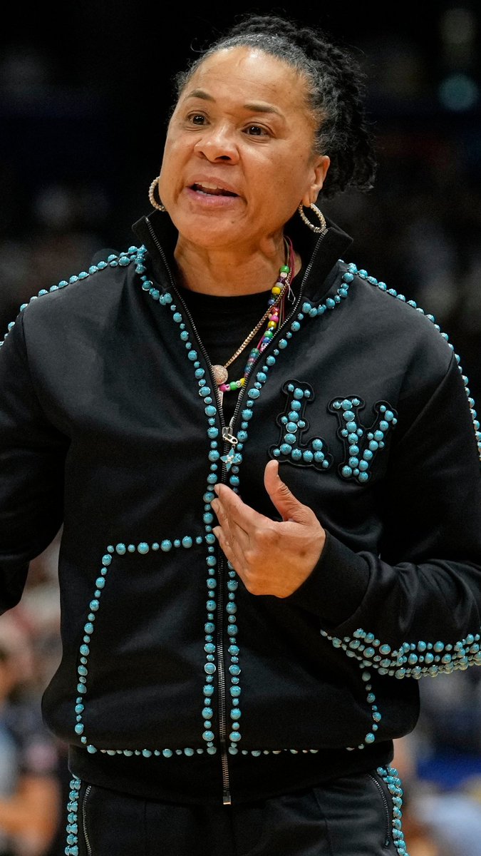Dawn Staley acknowledges UConn's dominance after South Carolina's 82-59 defeat in the national championship: "They flat out beat us," she admits.