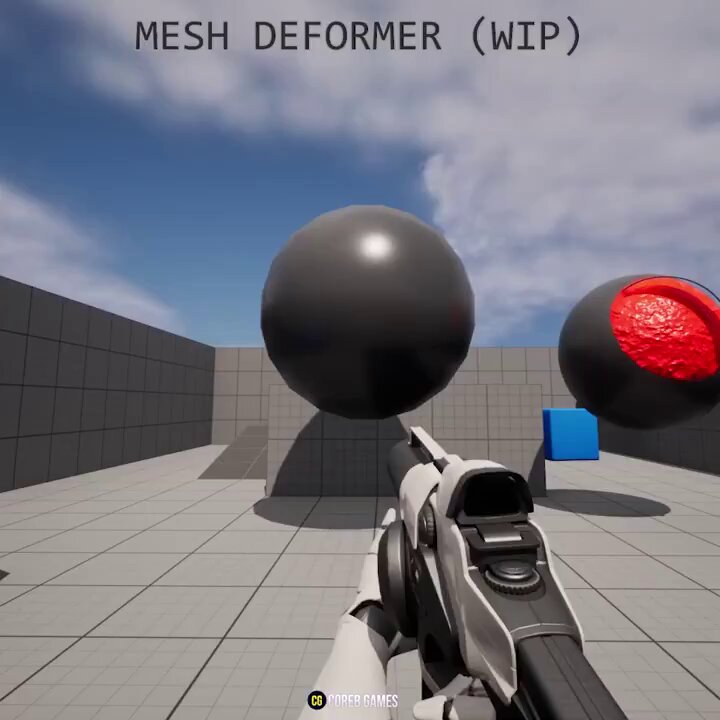 .Coreb Games has teased Mesh Deformer, designed to introduce dynamic destruction and enhanced interactivity to your Unreal Engine 5 project. Available for purchase soon:
