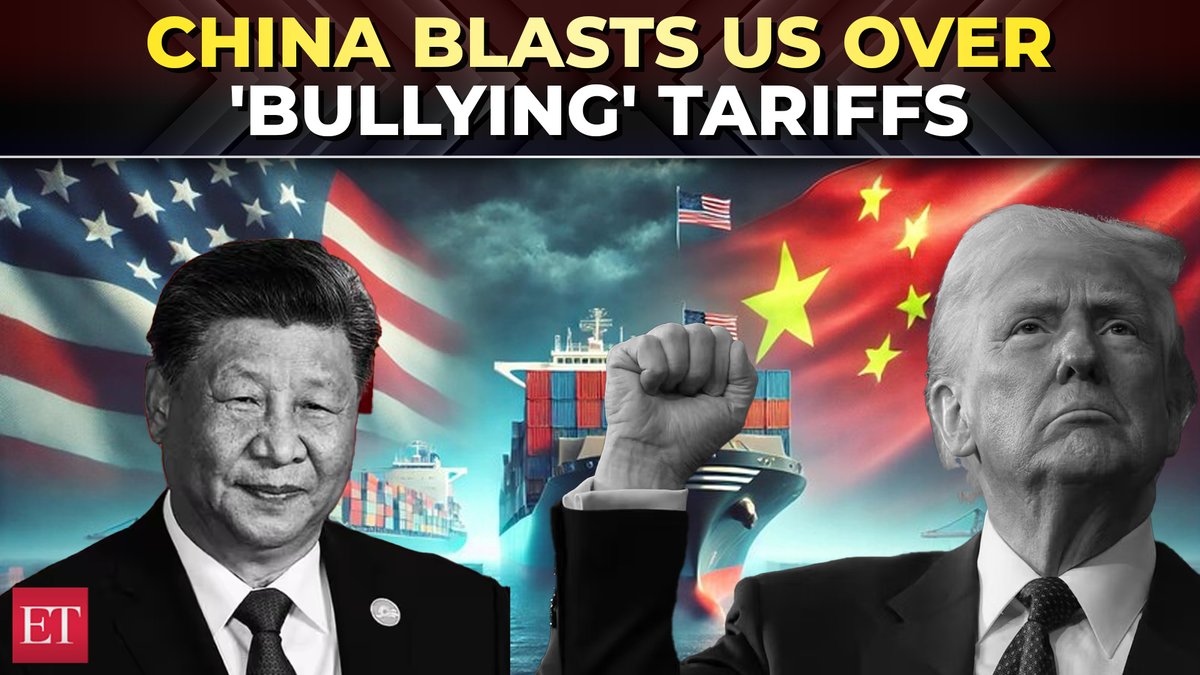 China now says Trump's tariffs are "bullying." So, were China's tariffs "bullying" the United States? The time of taking advantage of Americans needs to end.