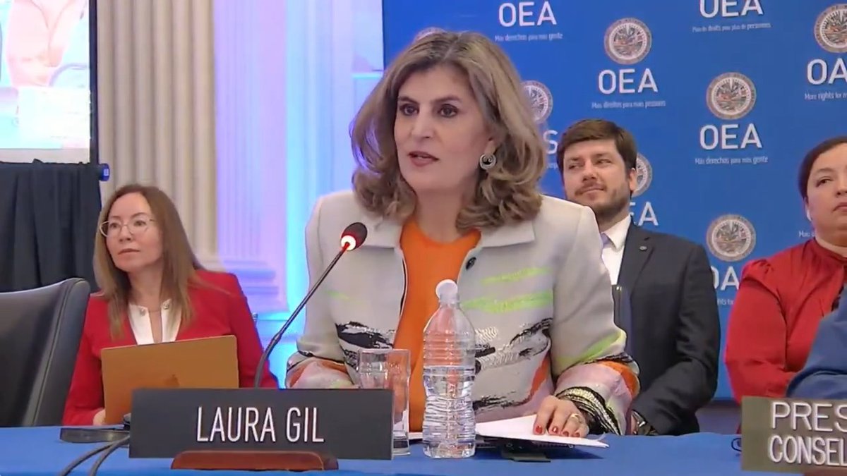 Comentarios finales de la candidata al cargo de Secretaria General Adjunta de la OEA, Laura Gil de Colombia, en sesión extraordinaria del Consejo Permanente