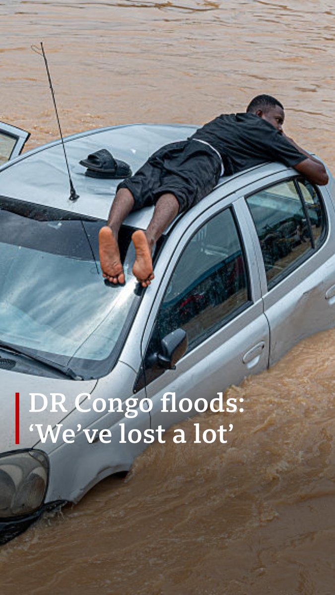 Torrential rains and floods have killed at least 33 people in Kinshasa - the capital of the Democratic Republic of Congo, according to officials. Desperate residents are trying to flee the floodwaters by wading, swimming or paddling to safety in homemade canoes.
